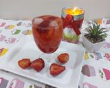 A picture of step 3 of Refreshing strawberry lemonade in this summer season.