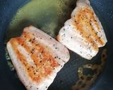 Narancsos-fokhagymás lazac recept fázis 4 fotója