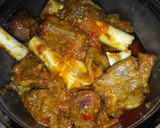 A picture of step 5 of Tikka mutton.