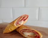 Foto langkah ke 3 dari resep Ham gulung telur keju.