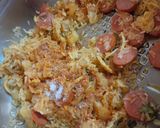 Foto del paso 5 de la receta: Arroz con pollo y salchichas a mi manera