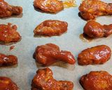 Csirkeszárny ragacsos szószban recept fázis 7 fotója