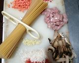Foto del paso 1 de la receta: Spaghettis pomodoro con verduras y lomo de cerdo