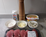 Foto del paso 1 de la receta: Solomillo de cerdo con salsa de cabrales