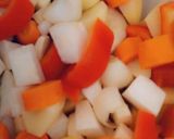 Pas rețetă Supă cremă de legume cu crutoane și bacon 1 fotografie
