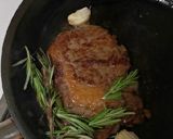 A picture of step 3 of Ribeye steak, chimichuri.