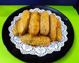 A picture of step 5 of Italian pasta croquettes.
