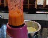 A picture of step 2 of Mango Custard.