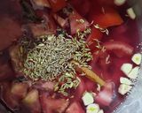 A picture of step 1 of Tomato carrot beetroot soup.