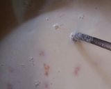 A picture of step 1 of Ceramalized Apple Walnut Kheer.