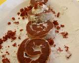 Redvelvet swiss roll recipe step 6 photo