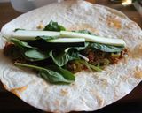 Foto del paso 6 de la receta: Tacos Racinguistas (campeones) y gigantezcos (Racinguistas)