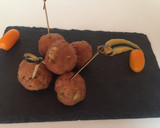 Foto del paso 3 de la receta: Albóndigas de ternera con nueces y aceitunas