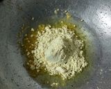 A picture of step 4 of Rava(suji)-Besan Barfi (Semolina-Gram Flour Barfi).