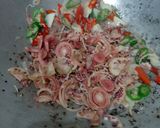 Foto langkah ke 3 dari resep Tumis Jantung Pisang Kecombrang.