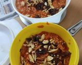 A picture of step 11 of Rice, dal, salad, mixed subzi carrot halwa.