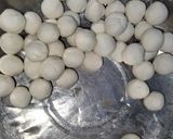Foto langkah ke 1 dari resep Bubur Sum Sum Candil Mutiara Hijau.