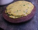 A picture of step 1 of Crunchy Aloo triangle pakoda.
