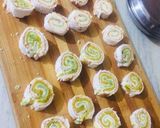 A picture of step 5 of Potato Pinwheels.