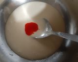 A picture of step 4 of Tricolor cake.
