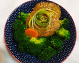 和風漢堡排佐花椰菜的食譜步驟3照片