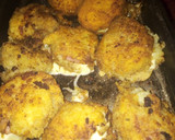 Foto del paso 3 de la receta: Bomba de Papas con Jamón y queso
