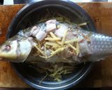 รูปขั้นตอนการทำที่ 10 ของ ปลาตะโกกนึ่งรากโสม(Slow cooker)