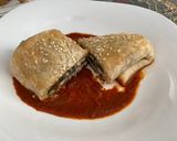 Foto del paso 7 de la receta: Rollo de chile poblado hojaldrado