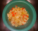 A picture of step 7 of Mike's Creamy Stacked Seafood Chowder.
