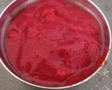 A picture of step 1 of Strawberry sheero.