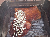 Matambre de novillo con Roquefort a la parrilla.