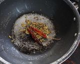 A picture of step 1 of Vegetable KADHAI.