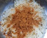 A picture of step 3 of INSTANT NOODLES 🍜 WITH CHICKEN 🐔 FRANKS.
