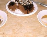 A picture of step 1 of Chocolate cake recipe.
