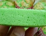 Foto langkah ke 7 dari resep Bolu Putih Telur Pandan Keju In Cups.