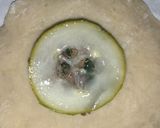 A picture of step 9 of Burger stuffed potatoes bread.