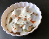A picture of step 12 of Dahi vada.