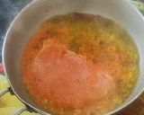 A picture of step 2 of Sarson da saag te makke di roti.