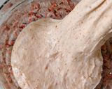 Foto langkah ke 4 dari resep Cranberries Sourdough Bread 77%.