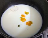 A picture of step 1 of Leche Frita (Eggless Fried milk dessert).