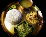 A picture of step 9 of মোচার পাতুরি.