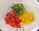 A picture of step 8 of Loaded Fusion Mexican Corn Chaat Jars 🌽🧀.