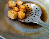 A picture of step 3 of Dry Chilli paneer.