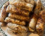 A picture of step 8 of Vietnamese Chicken Spring Rolls (Nem Rán Nhân Gà).