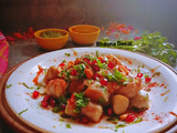 શક્કરીયાં દહીં ચાટ.(Sweet potato Curd Chaat Recipe in Gujarati)