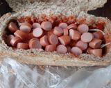 Töltött teljeskiörlésű veknik recept fázis 4 fotója