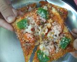 ब्रेड चीज़ पिज़्ज़ा (bread cheese pizza recipe in Hindi) रेसिपी चरण 5 फोटो