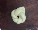 A picture of step 6 of Fluffy spiral donut 🍩 without yeast & egg.