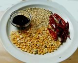 A picture of step 2 of Cluster beans (Kothavarankaai) vaththal kuzhambu.