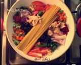 صورة لخطوة 11 من وصفة أسهل مكرونة بالخضار